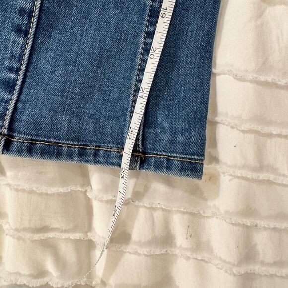 Anthropologie Pilcro High Rise Cropped Bootcut Jeans Women's 25 Patchwork - Picture 9 of 16